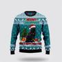 Black Cat Meomy Christmas And A Happy Purr Year Ugly Christmas Sweater