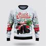 Black Cat Merry Christmas Ugly Christmas Sweater, Jumper