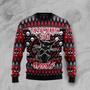 Black Cat Spooky Halloween Ugly Christmas Sweater