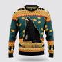 Black Cat Ugly Christmas Sweater, Jumper – Cat Lover Christmas Sweater