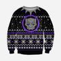 Black Panther Knitting Pattern Print Ugly Christmas Sweater