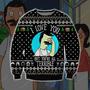 Bob'S Burgers Knitting Pattern Print Ugly Christmas Sweater