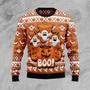 Boo Pumpkin Ugly Christmas Sweater, All Over Print Sweatshirt, Ugly Sweater