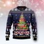 Book Christmas Tree Ugly Christmas Sweater