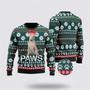 Bull Terrier Santa Printed Christmas Ugly Sweater