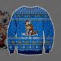 Calvin And Hobbes Knitting Pattern Print Ugly Christmas Sweater