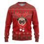 Casespring Christmas Pug Dog Ugly Christmas Sweater