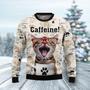 Cat Caffeine Ugly Christmas Sweater