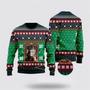 Cat Christmas Snow Window Ugly Christmas Sweater, Jumper