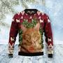 Cat Decor Pine Ugly Christmas Sweater