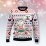 Cat I Do It For Donuts Ugly Christmas Sweater