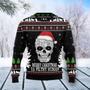 Cat Skull Santa Ugly Christmas Sweater