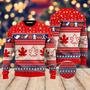 Christmas Canada Maple Leaf Ugly Christmas Sweater For Men & Women