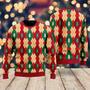 Christmas Tree Love Winter Argyle Ugly Christmas Sweater For Men & Women