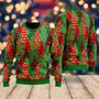 Christmas Tree Patchwork Fabric Pattern Ugly Christmas Sweater For Men & Women