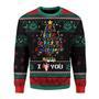 Christmas Tree Sign Language Xmas Ugly Christmas Sweater