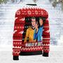 Christmas Wool Sweater Beam Me Up Santa