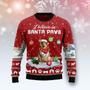 Collie I Believe In Santa Paws Ugly Christmas Sweater