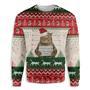 Copy of No Kiss Cat Meow Ugly Christmas Sweater