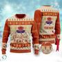 Crown Royal Peach Custom Ugly Christmas Sweater, Jumpers