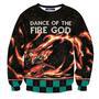 Dance Of The Fire God Ugly Christmas Sweater