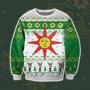 Dark Souls Print Knitting Pattern Ugly Christmas Sweater