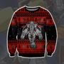 Digimon Wargreymon Print Ugly Christmas Sweater