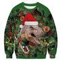 Dinosaur Ugly Christmas Sweater