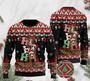 Dog Lover Basset Hound Ho Ho Ho Ugly Christmas Sweater