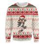 English Bulldog Scratch Ugly Christmas Sweater