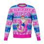 Fa la la la Santa Claws Flamingo Ugly Christmas Sweater