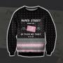 Fight Club Paper Street Soap Co. Print Ugly Christmas Sweater