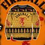 Fireball Cinnamon Whisky Knitting Pattern Print Ugly Christmas Sweater