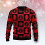 Firefighter Christmas Pattern Ugly Christmas Sweater