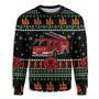 Firefighter Truck Merry Christmas Ugly Christmas Sweater