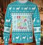 FLa La La Llama Awesome Ugly Christmas Sweater