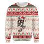 French Bulldog Scratch Ugly Christmas Sweater