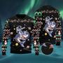 Funny Astronauts Ride A Shark In Space With The Planet Ugly Christmas Sweater