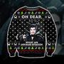 Funny Maleficent Knitting Pattern Print Ugly Christmas Sweater