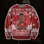 Funny Mike Tyson Printed Ugly Christmas Sweater