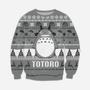 Funny Totoro Knitting Pattern Print Ugly Christmas Sweater