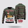 German Shepherd Dogs Through The Snow Christmas Ugly Sweater