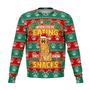 German Shepherd They Know When You Have Snacks Ugly Christmas Sweater