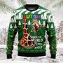 Giraffe Autism Ugly Christmas Sweater