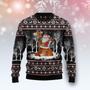 Giraffe Santa Claus Ugly Christmas Sweater