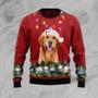 Golden Retriever Christmas Beauty Ugly Christmas Sweater