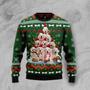 Golden Retriever Pine Tree Ugly Christmas Sweater