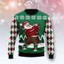 Golfer Santa Ugly Sweater For Men Women Holiday Sweater