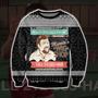 Goodfellas Morrie'S Wig Shop Print Ugly Christmas Sweater