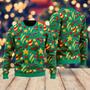 Green Tree With Star In Pattern Ugly Christmas Sweater For Men & Women